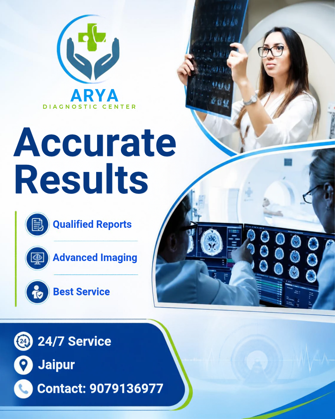At ARYA DIAGNOSTIC CENTER in Jaipur, we are dedicated to providing accurate and 