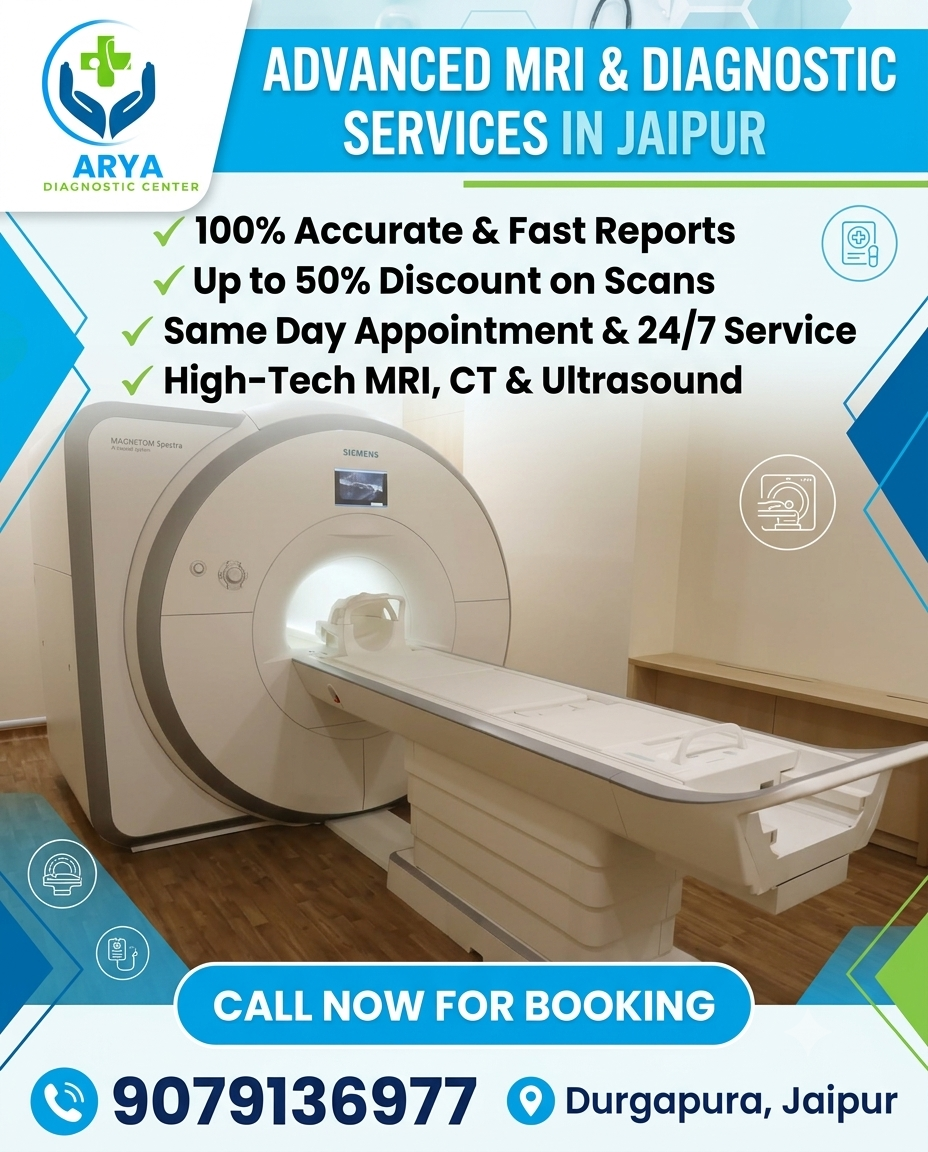🏥 Arya Diagnostic Centre, Jaipur - Advanced MRI & Scan Serv