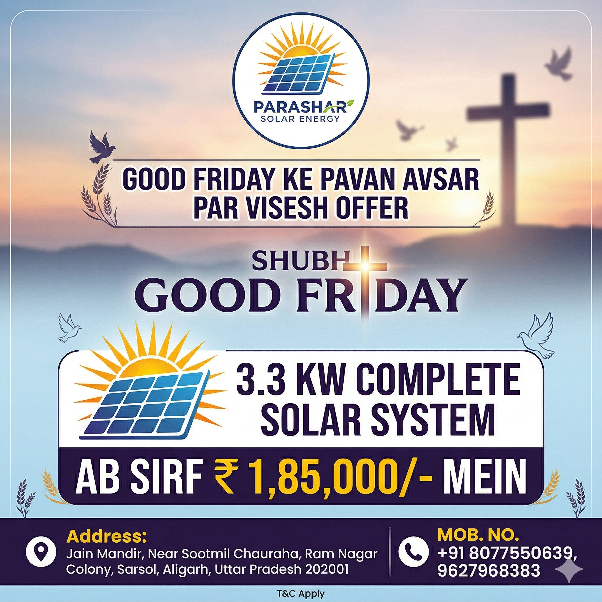 Solar energy equipment supplier — Parashar Solar Energy in Aligarh (photo 2)