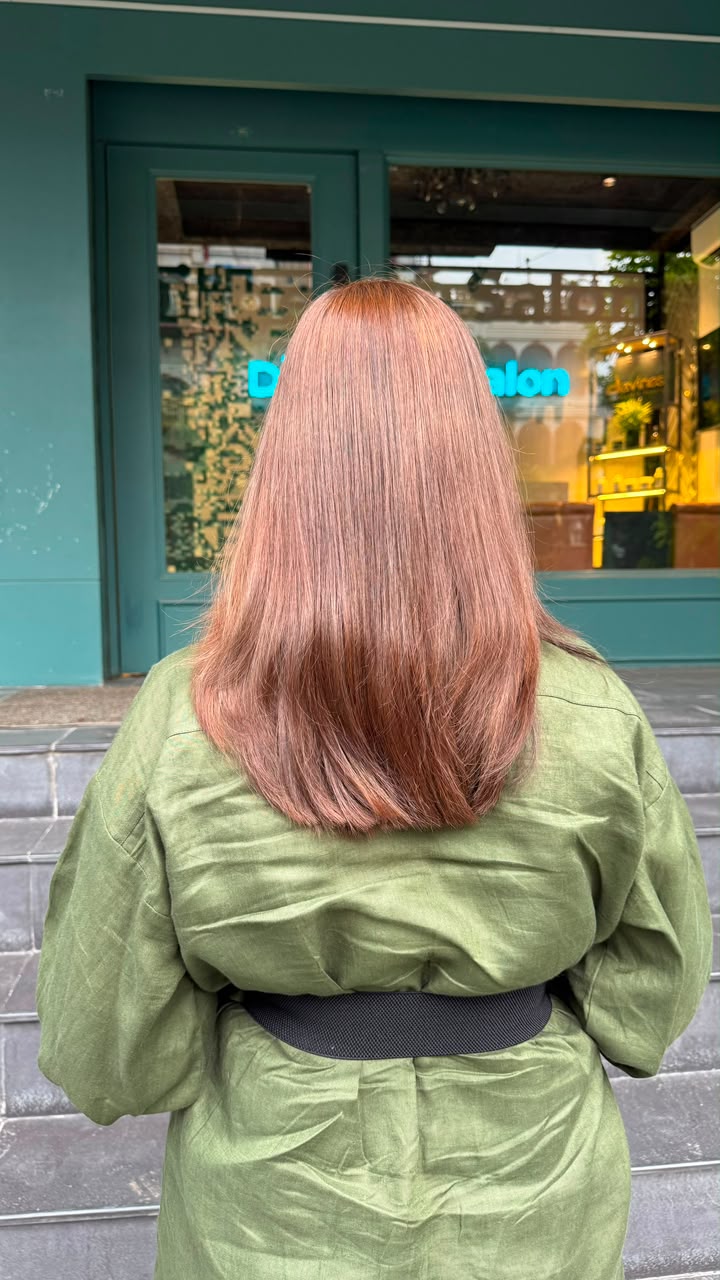 Honey caramel hair is the perfect blend of warm honey and rich caramel tones, cr