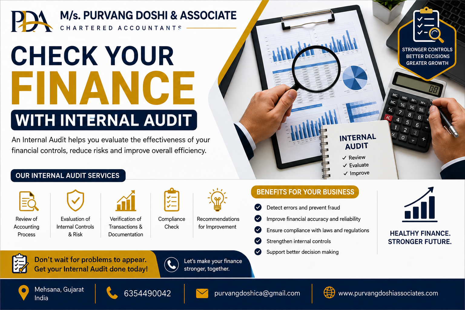 Chartered accountant — PURVANG DOSHI & ASSOCIATES in MEHSANA (photo 3)