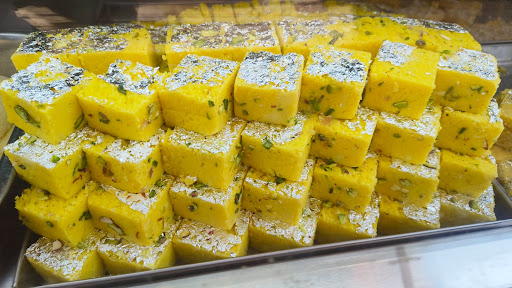 Feast your eyes on these golden delights! At Govindam Sweets