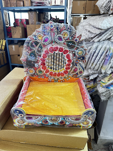 Beautify your Laddu Gopal with our handcrafted Singhasan!