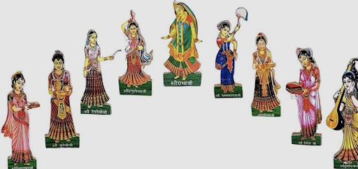Asth sakhi laser cut mdf premium quality for ladoo gopalji