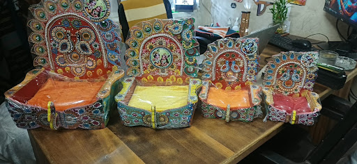 Luxury singhasan for ladoo gopal in 4 sizes