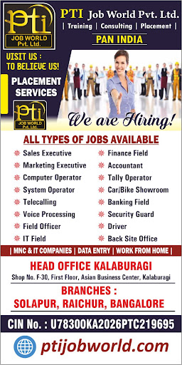 Looking for your next career move? At PTI Job World Kalabura