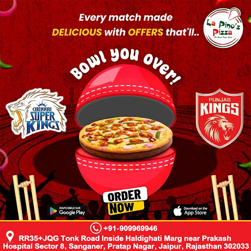"🍕🏏 Get ready to score big with La Pino'z Pizza! Every mat