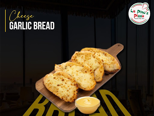 Cheese GARLIC BREAD
La Pino'z Pizza
The Best Way To Start Yo