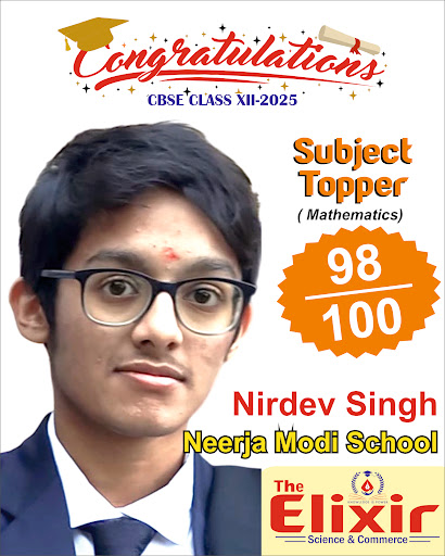 📐 Nirdev Singh – Excellence in Mathematics with The Elixir 