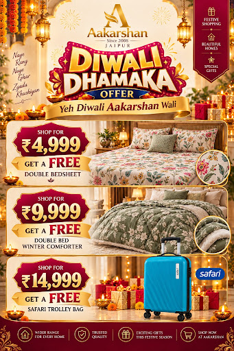 This Diwali, bring home "Naye Rang, Naye Ghar, Zyada Khushiyan" with AAKARSHAN's