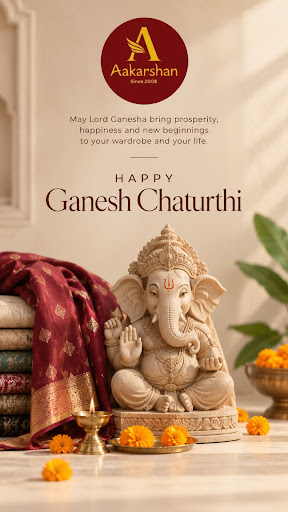 Happy Ganesh Chaturthi from AAKARSHAN! 🙏 As we celebrate th