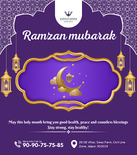 🌙 Ramzan Mubarak from Purple Heron Hospitals 🌙

✨ This hol