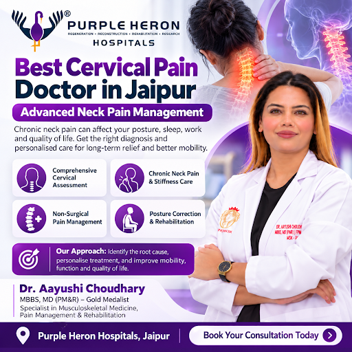 💜 Best Cervical Pain Doctor in Jaipur – Advanced Neck Pain 
