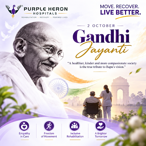 On the occasion of Gandhi Jayanti, Purple Heron Hospitals pa