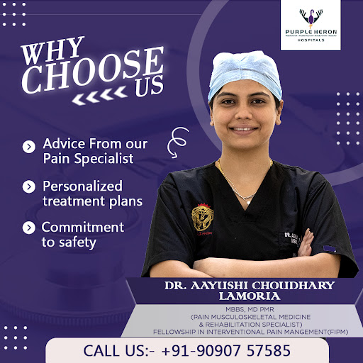 🌟 Looking for expert pain management care? 🌟

At Purple Heron Hospital, Dr. Aa