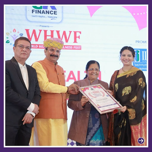 Dr. Aayushi Choudhary has been honored with the Global Healt