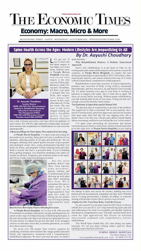 Spine Health Across the Ages: Modern Lifestyles Are Jeopardi