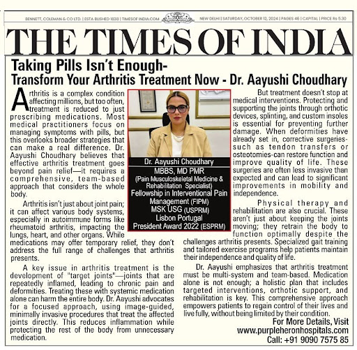 Dr. Aayushi Chaudhary is a renowned pain management speciali