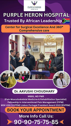 Dr. Aayushi Choudhary is a distinguished Pain Musculoskeleta