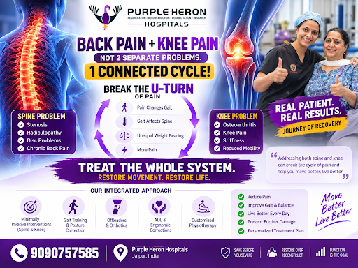 🦴 Back Pain + Knee Pain: Break the Connected Cycle! 💜

✨