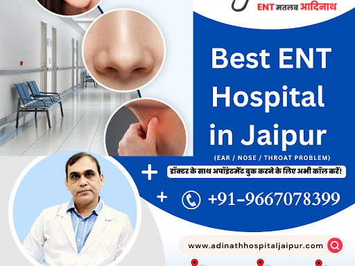 Best ENT Hospital in Jaipur.

(Ear / Nose / Throat problem)
