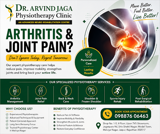 Searching for the best physiotherapist in Jaipur for arthritis and joint pain tr