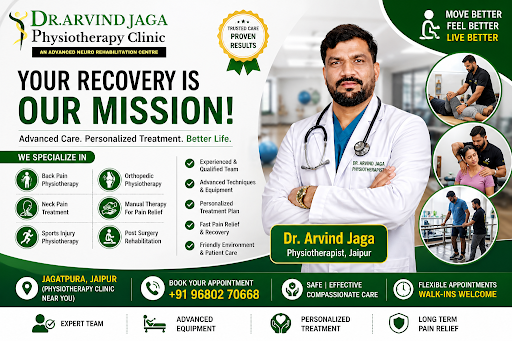 DR arvind Jaga physiotherapy clinic is referred to as the best physiotherapy cli