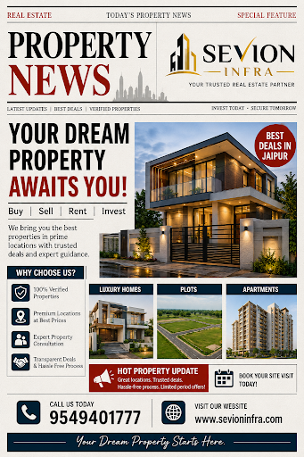 🏡 PROPERTY NEWS | SEVION INFRA

📰 Breaking Property Update!
Your dream prop