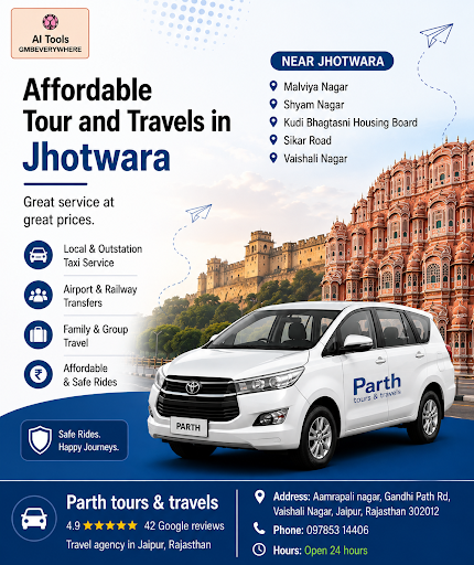 **Affordable Tour and Travels in Jhotwara | Parth Tours & Tr