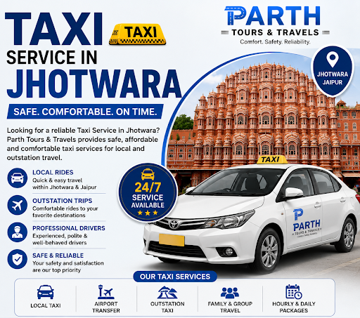Looking for a reliable taxi service in Jhotwara, Jaipur? 🚕
