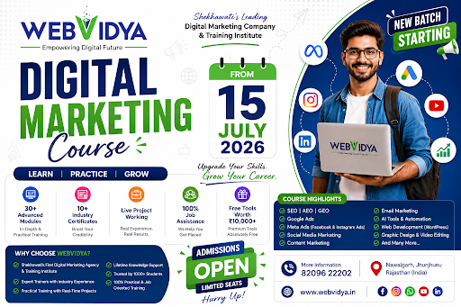 Turn your passion into a high-paying career with WebVidya's 