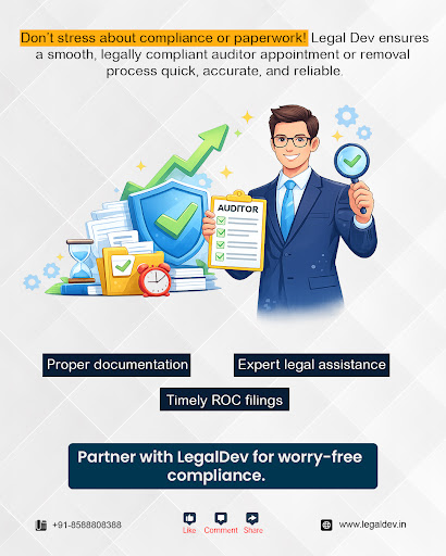 🧾🔍Need to appoint or remove an auditor for your company?

