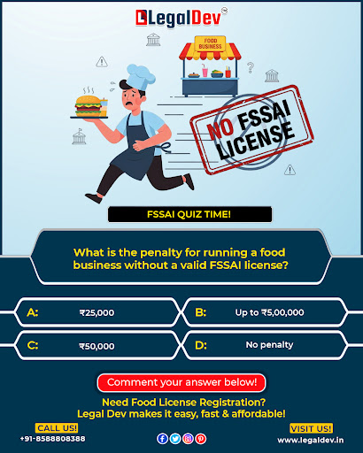 🍴📢 FSSAI Quiz! Let’s Test Your Knowledge

Every food busin