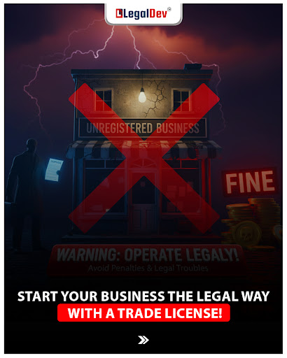 ⚠️ Running a business without a Trade License? That’s a risk