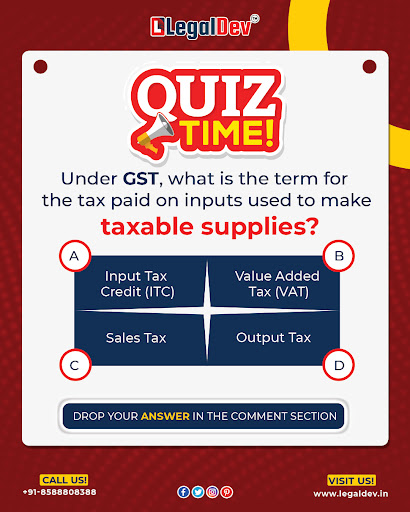 🧠💼 Let’s test your GST knowledge!

Think you're a tax geni