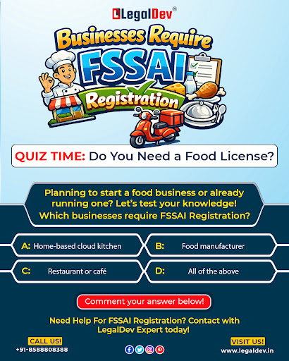 🚨 Starting a Food Business? Let’s Test Your Knowledge! 🚨

