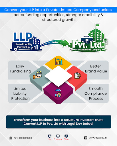 ➡️ From LLP to Pvt. Ltd. — Step Into Bigger Opportunities!

