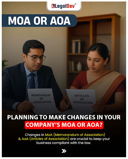 🔍 Keep Your Business Legally Strong!

💡Stay ahead with timely MoA & AoA update