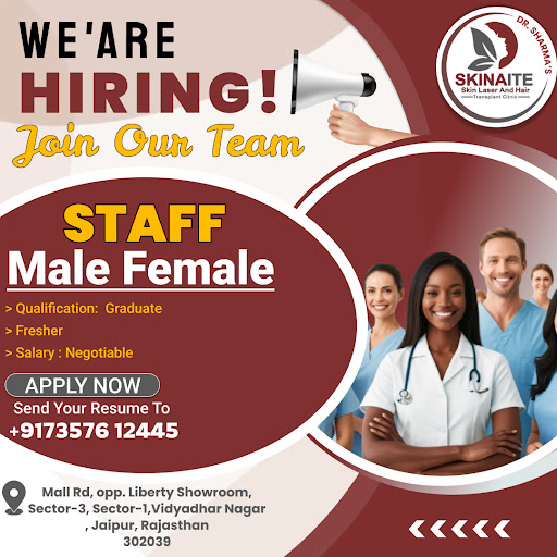 We Are Hiring! Join the Skinaite Clinic team! 🚨
At Sharma's