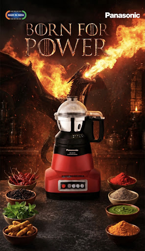 Panasonic 750w heavy duty mixer grinder