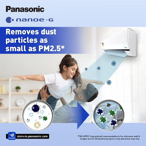 Embrace a healthier lifestyle with Panasonic ACs. 