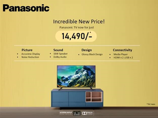 Incredible New Price of Panasonic LED TV