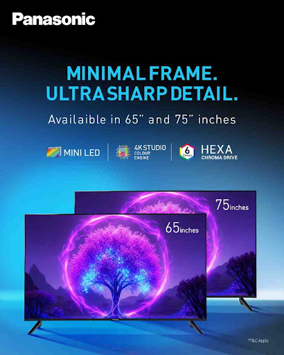 Big on screen. Bold on clarity. Panasonic’s 65 and