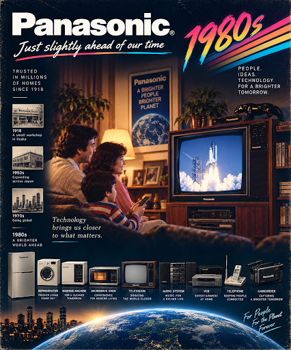 📺📻📼 A glimpse into Panasonic’s 1980s — when innovation wa