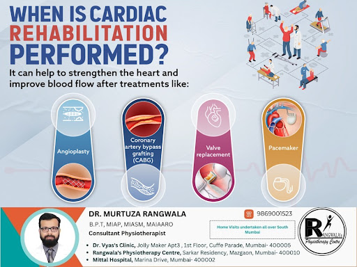 Cardiac rehabilitation is typically performed after a heart 