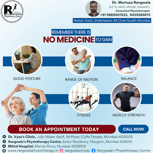 "At Rangwala's Physiotherapy Centre, we believe in a holisti