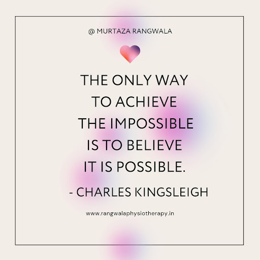 "The only way to achieve the impossible is to believe it is 