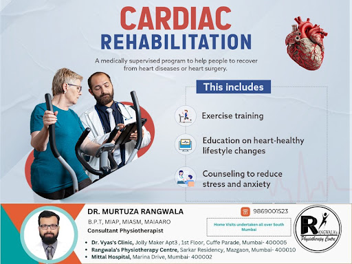 Cardiac rehabilitation is a medically supervised program that focuses on improvi