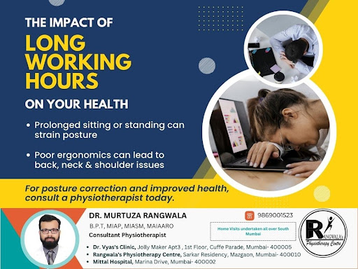 Long working hours can lead to chronic stress, sleep depriva