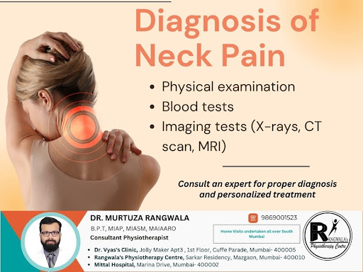 Diagnosis involves a physical examination and a review of me